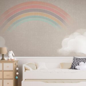 Fotobehang - Rainbow in the Rain