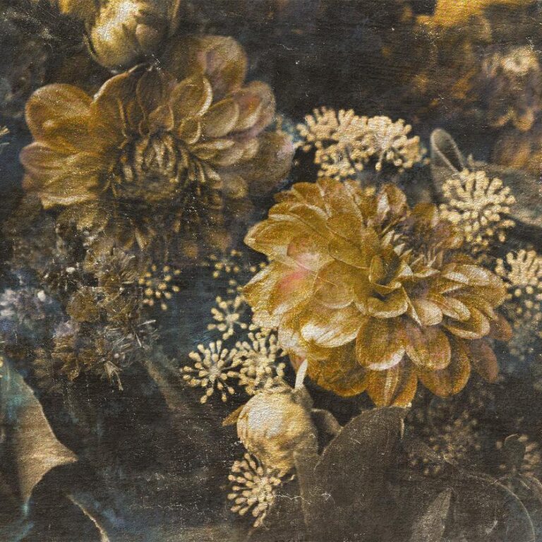 Fotobehang - Retro Flowers - Second Variant