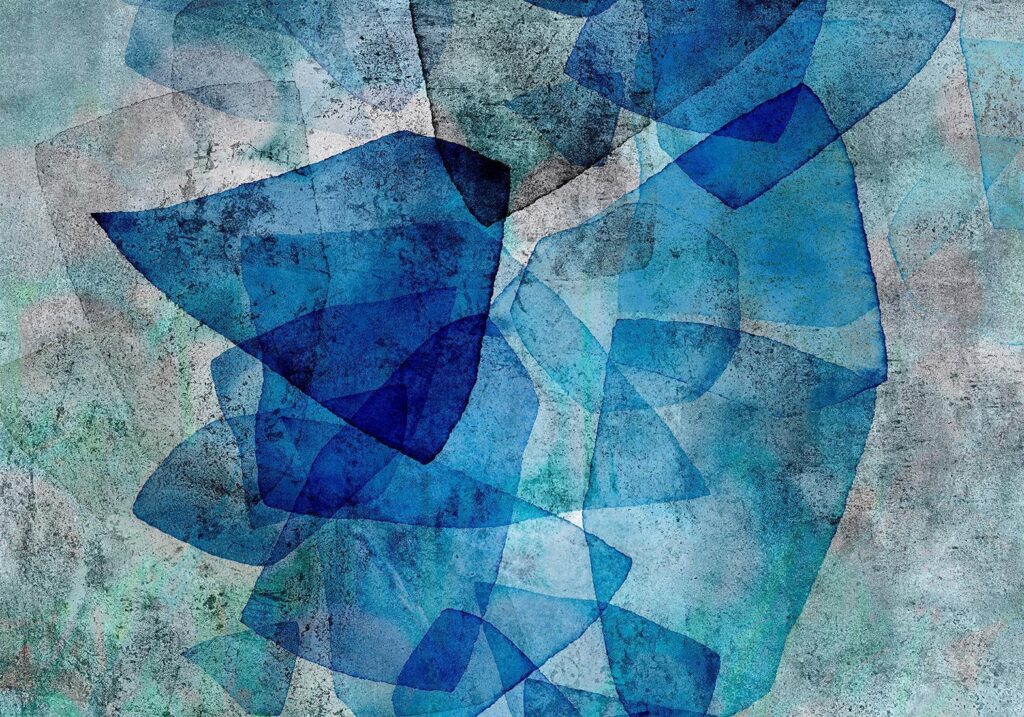 Fotobehang - Sapphire Mosaic - Afbeelding 2