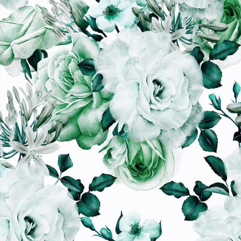 Fotobehang - Sentimental Garden (Green)