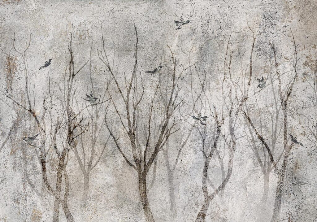 Fotobehang - Singing in the Forest - Afbeelding 2