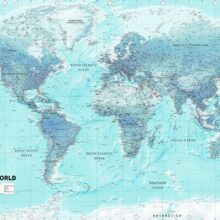 Fotobehang - Sky Blue World
