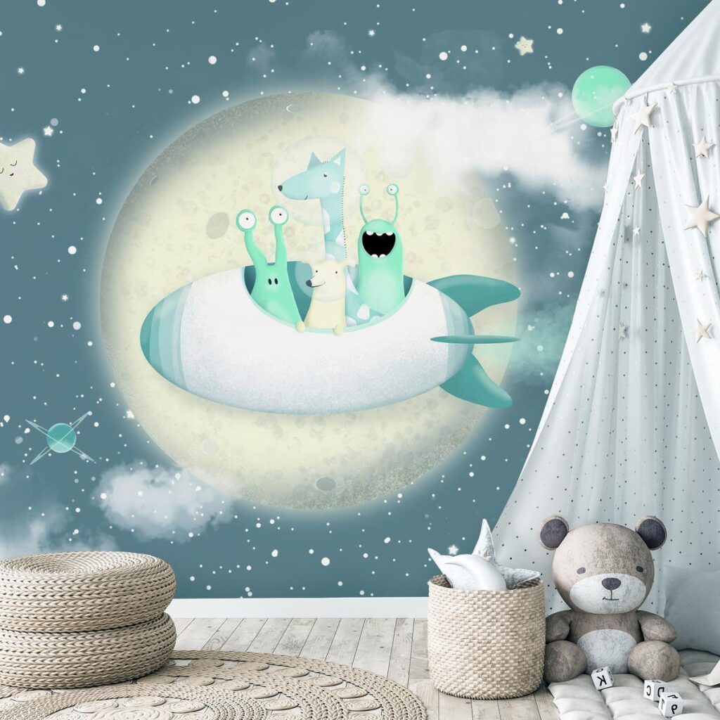 Fotobehang - Space Adventure - Second Variant - Afbeelding 2