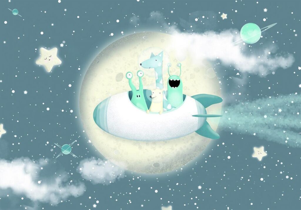 Fotobehang - Space Adventure - Second Variant