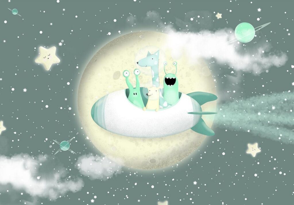 Fotobehang - Space Adventure - Third Variant