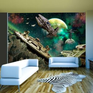 Fotobehang - Space fleet