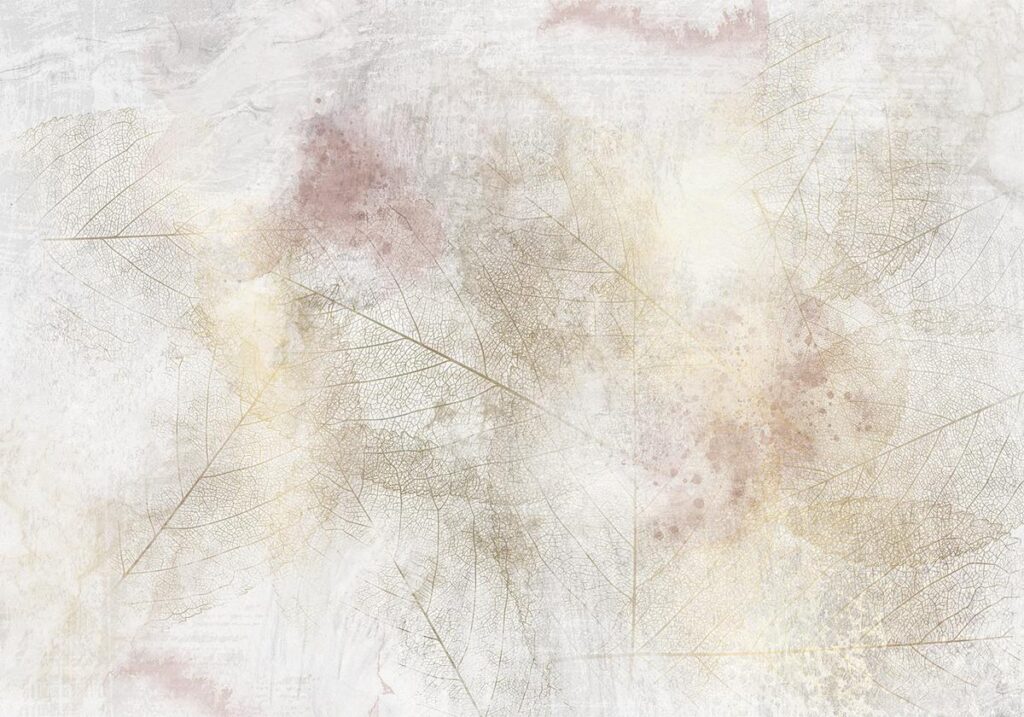 Fotobehang - Summer memory - abstract background with shadow of dried leaves - Afbeelding 2
