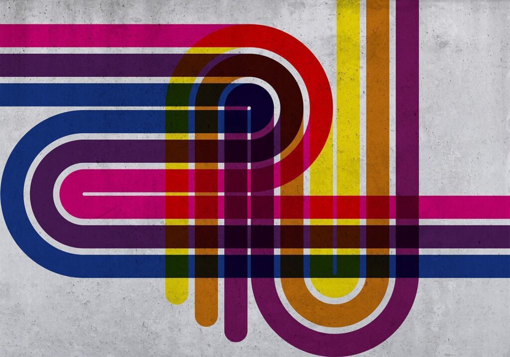 Fotobehang - Technicolor - Afbeelding 2