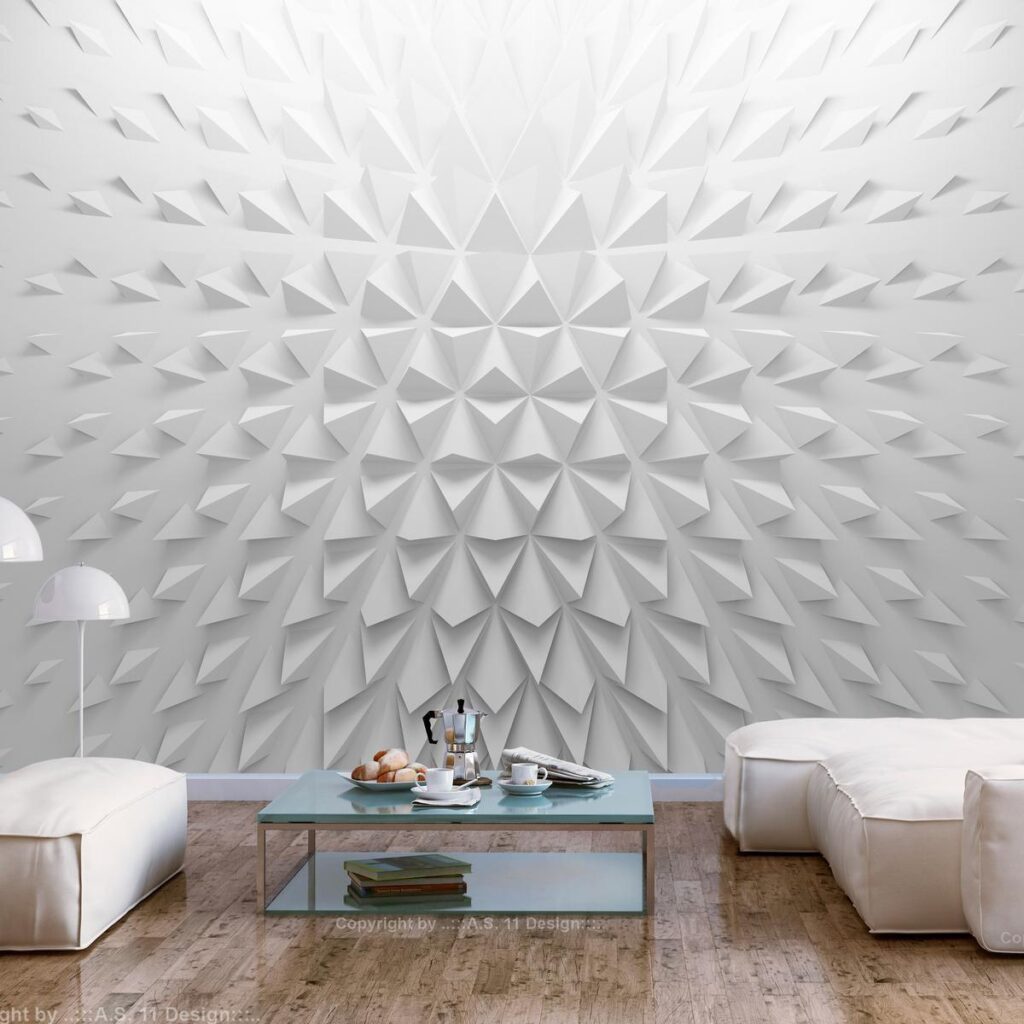 Fotobehang - Tetrahedrons - Afbeelding 2