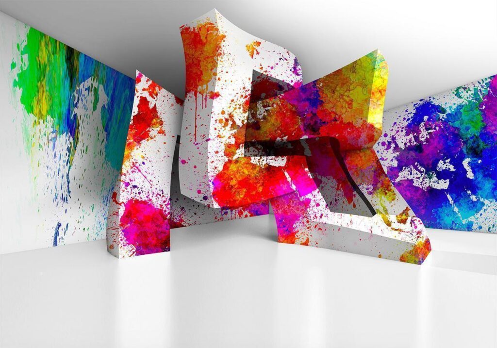 Fotobehang - Three-dimensional Shapes