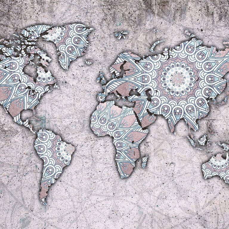 Fotobehang - Travel Mandala