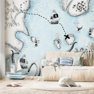Fotobehang - Treasure Map
