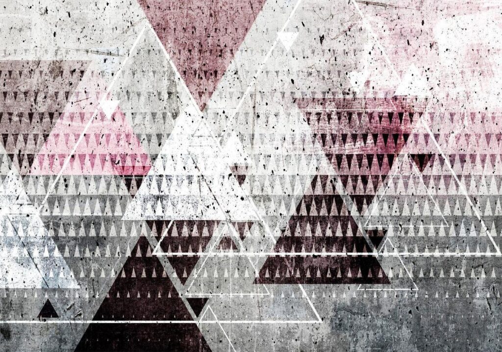 Fotobehang - Triangles