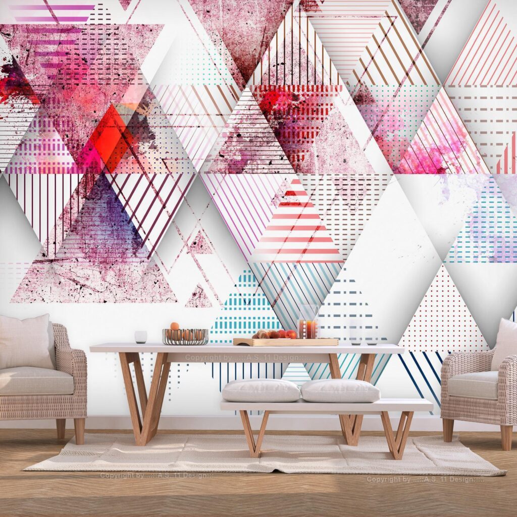 Fotobehang - Triangular World - Afbeelding 2