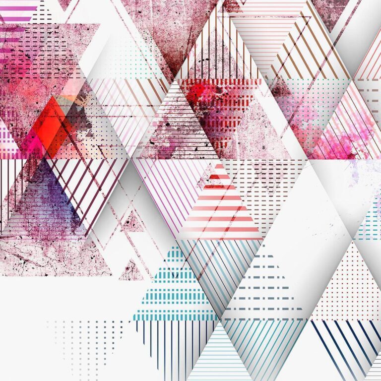 Fotobehang - Triangular World
