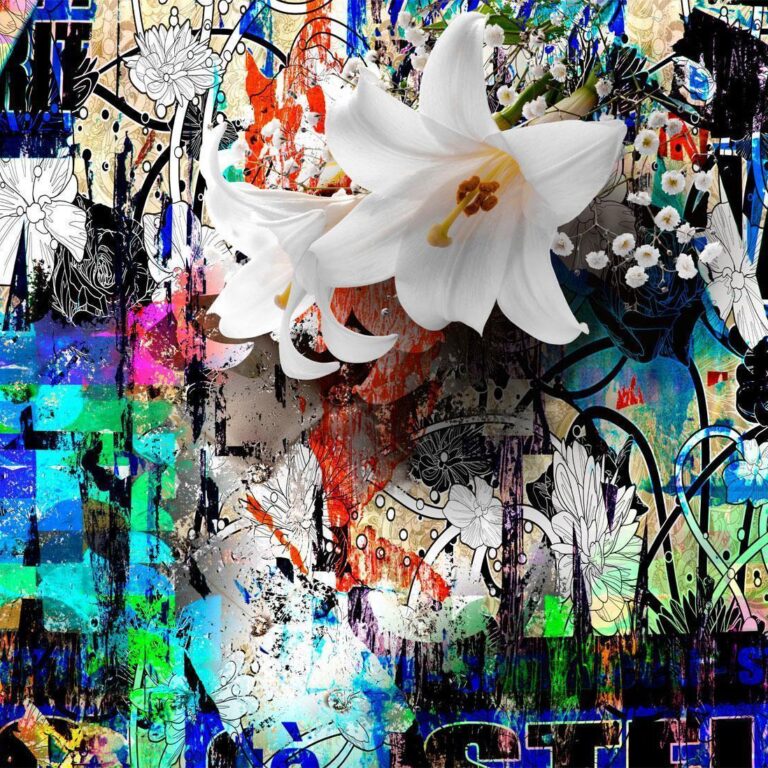 Fotobehang - Urban Lily
