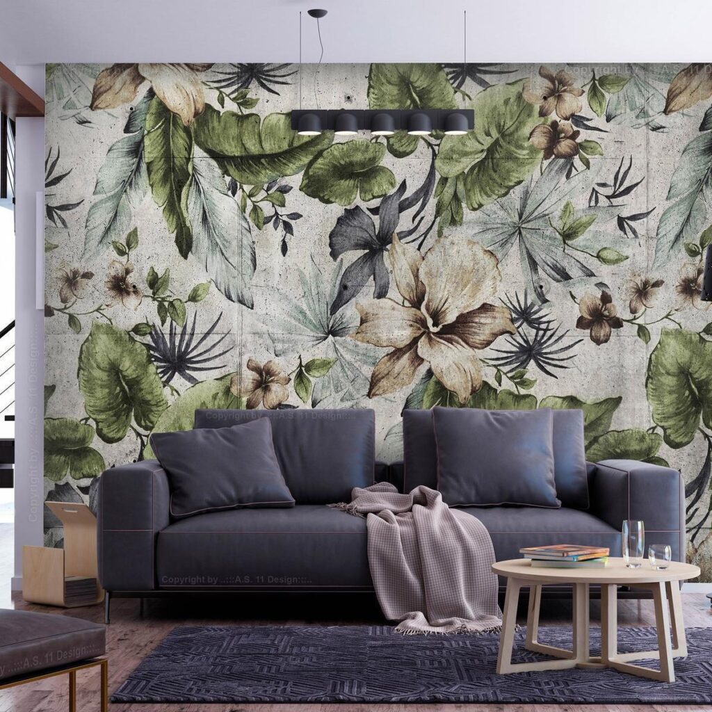 Fotobehang - Vegetation of the City - First Variant
