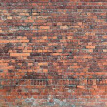 Fotobehang - Vintage Wall (Red Brick)
