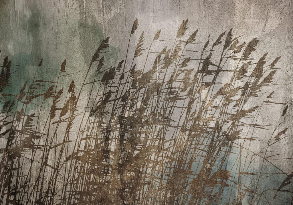 Fotobehang - Water Grasses