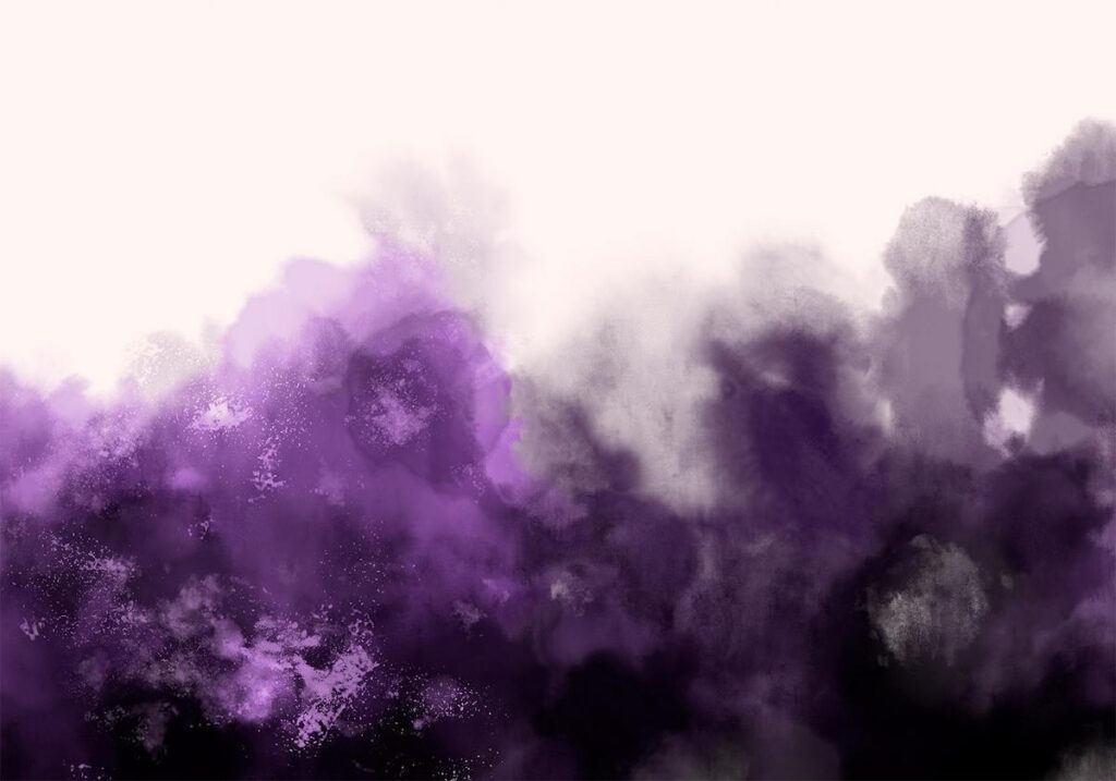 Fotobehang - Watercolour Variation - Violet - Afbeelding 2