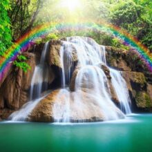 Fotobehang - Waterfall of Fulfilled Wishes