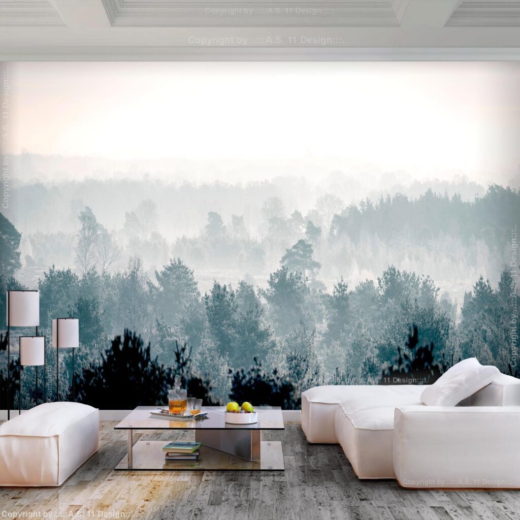 Fotobehang - Winter Forest - Afbeelding 2