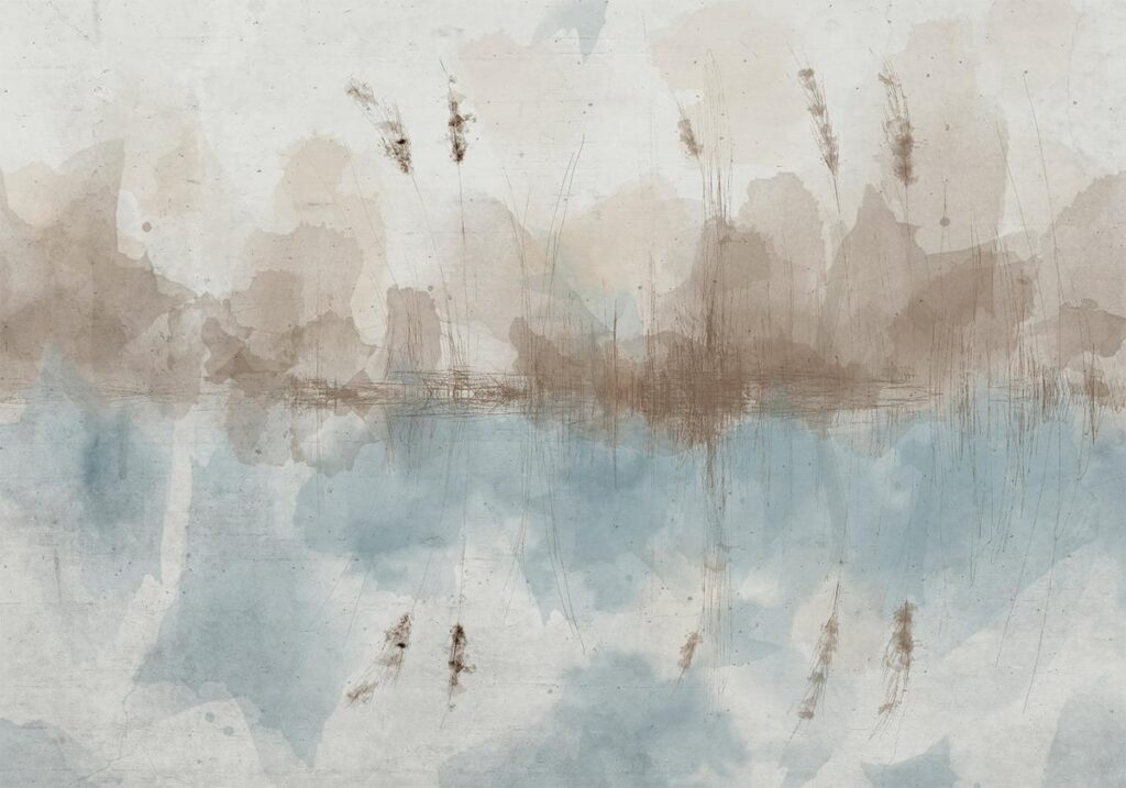 Fotobehang - Winter Pond
