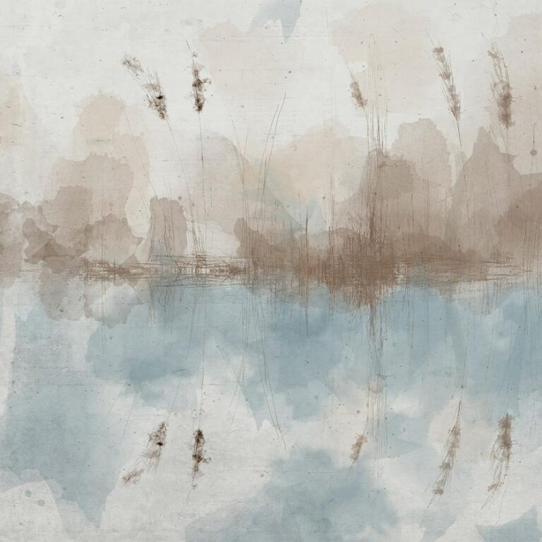 Fotobehang - Winter Pond