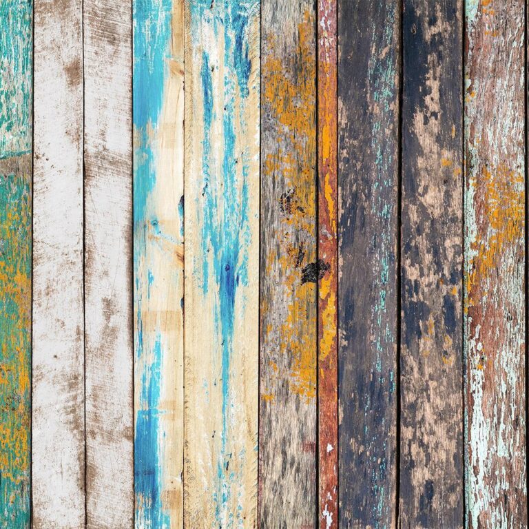 Fotobehang - Wooden Rainbow