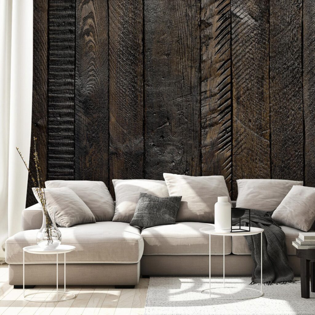 Fotobehang - Wooden Trace - Afbeelding 2