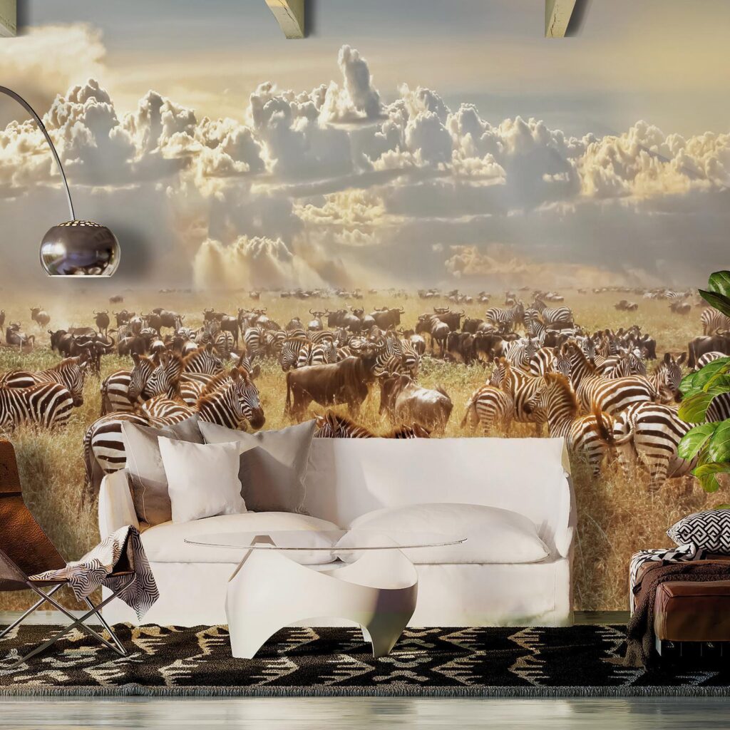 Fotobehang - Zebra Land - Afbeelding 2