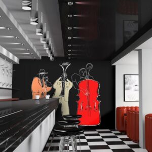 Fotobehang - musical instruments (jazz)
