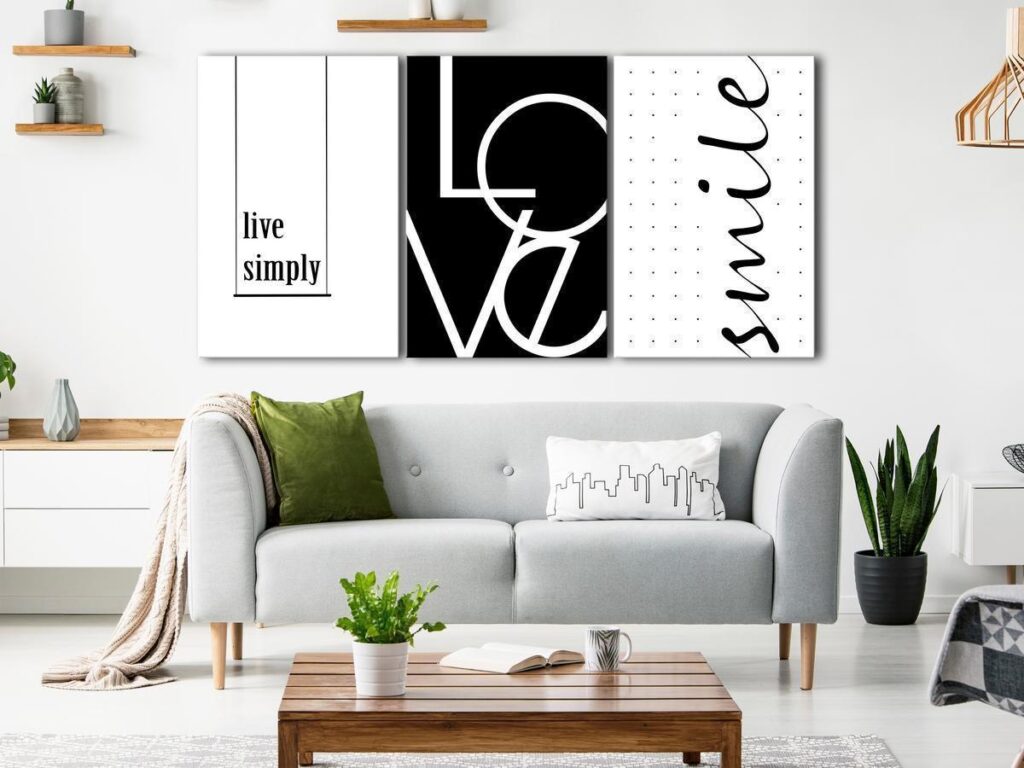 Schilderij - A Bit of Motivation (3 Parts)
