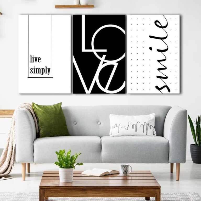Schilderij - A Bit of Motivation (3 Parts)