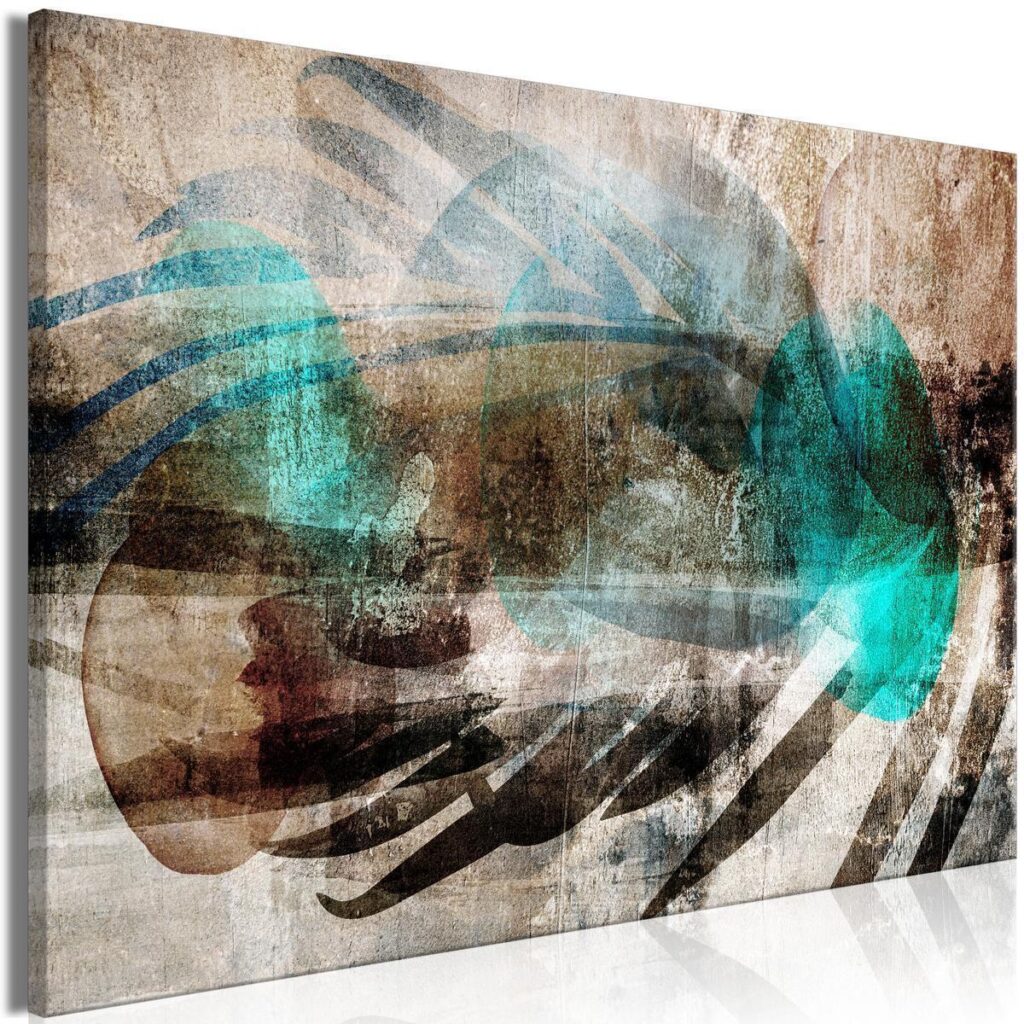 Schilderij - Abstract Plume (1 Part) Wide - Afbeelding 2