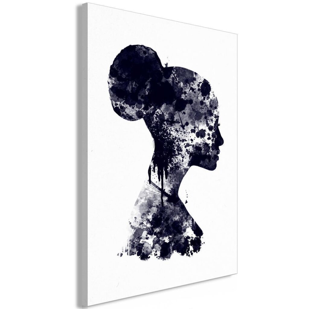 Schilderij - Abstract Profile (1 Part) Vertical - Afbeelding 2