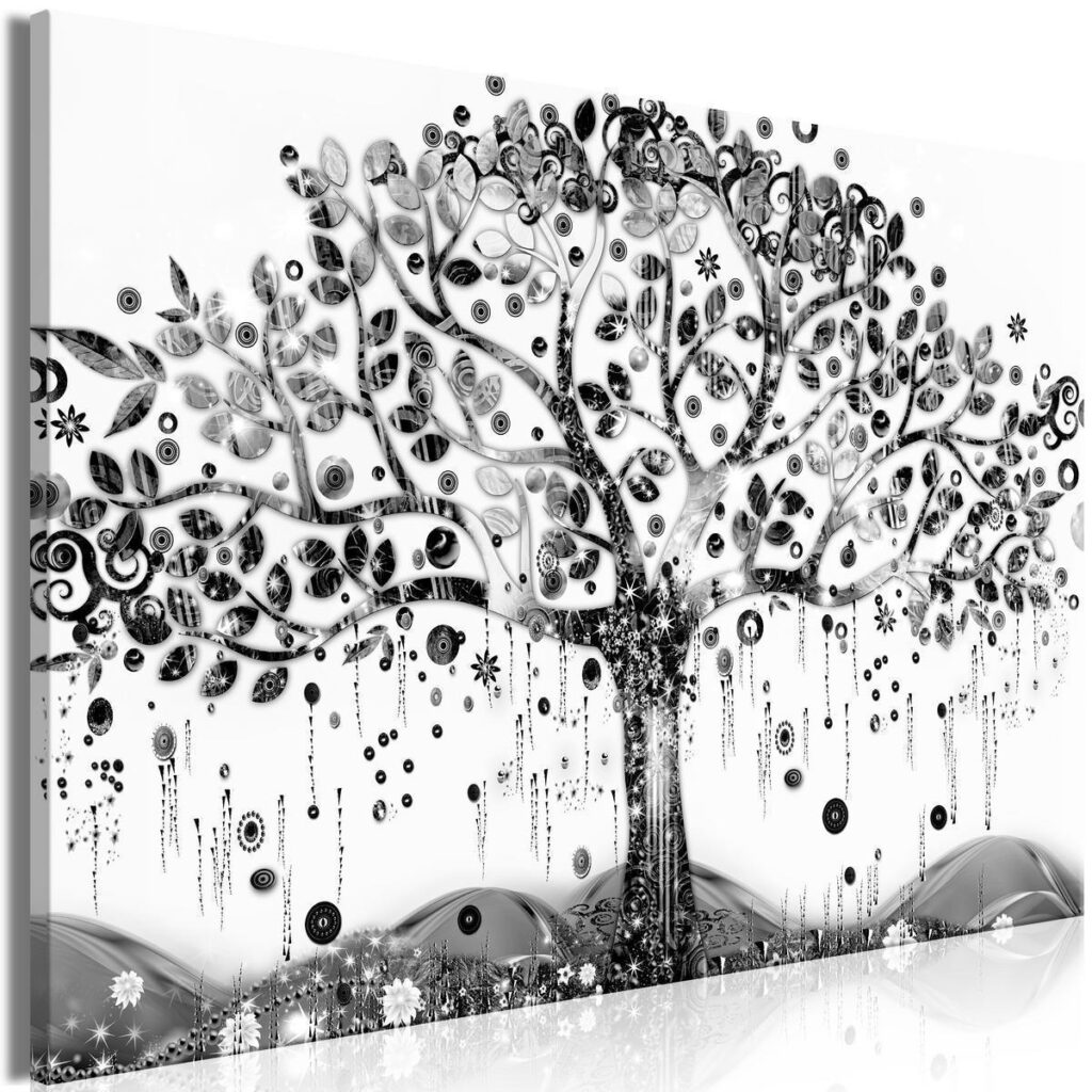 Schilderij - Abundant Tree (1 Part) Wide