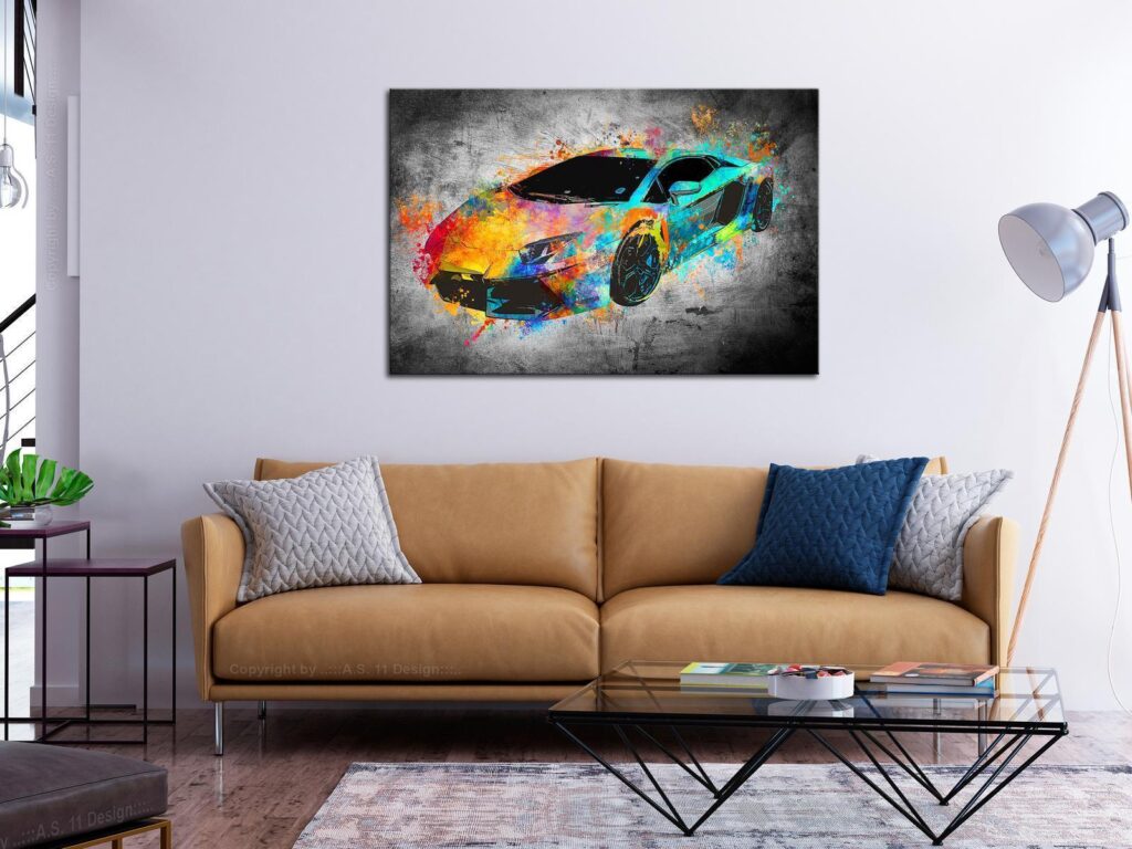 Schilderij - Aerodynamics (1 Part) Wide - Afbeelding 2