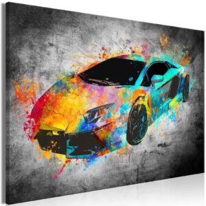 Schilderij - Aerodynamics (1 Part) Wide