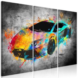 Schilderij - Aerodynamics (3 Parts)