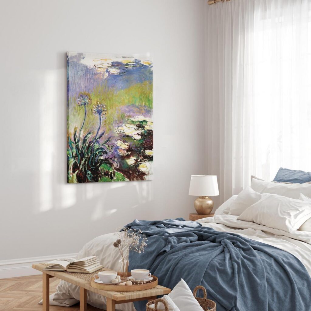 Schilderij - Agapanthus - Afbeelding 2