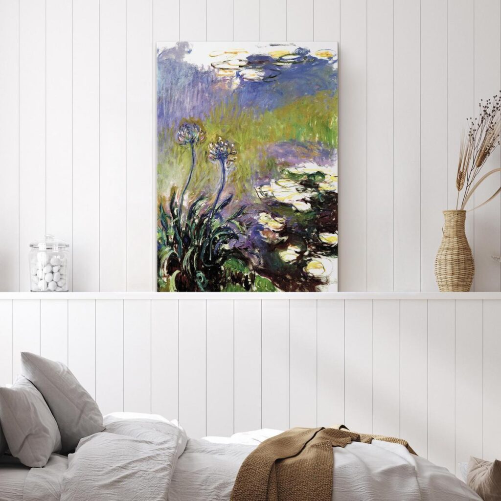 Schilderij - Agapanthus - Afbeelding 3