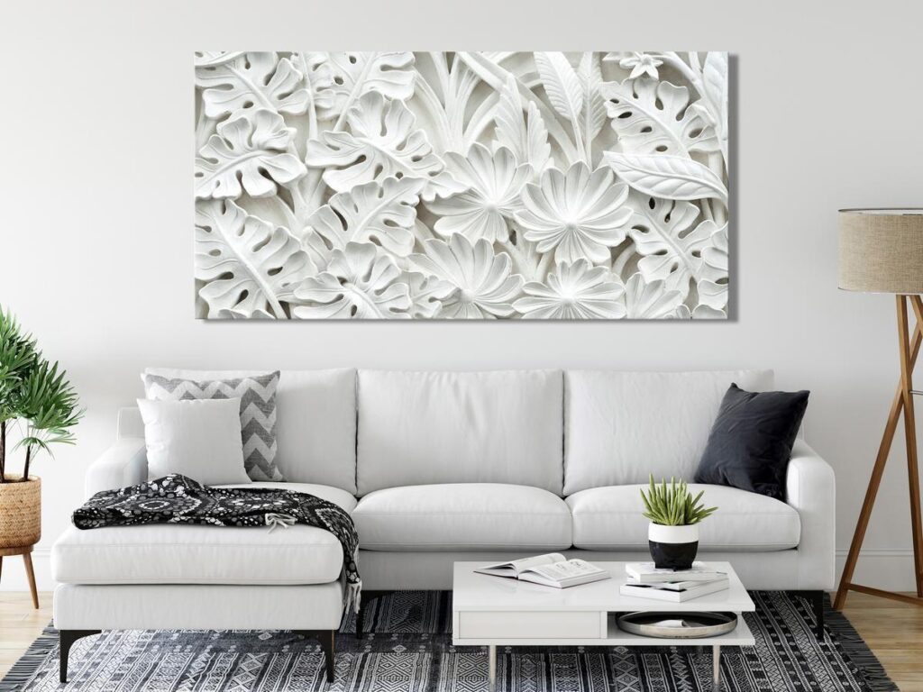 Schilderij - Alabaster Garden (1 Part)