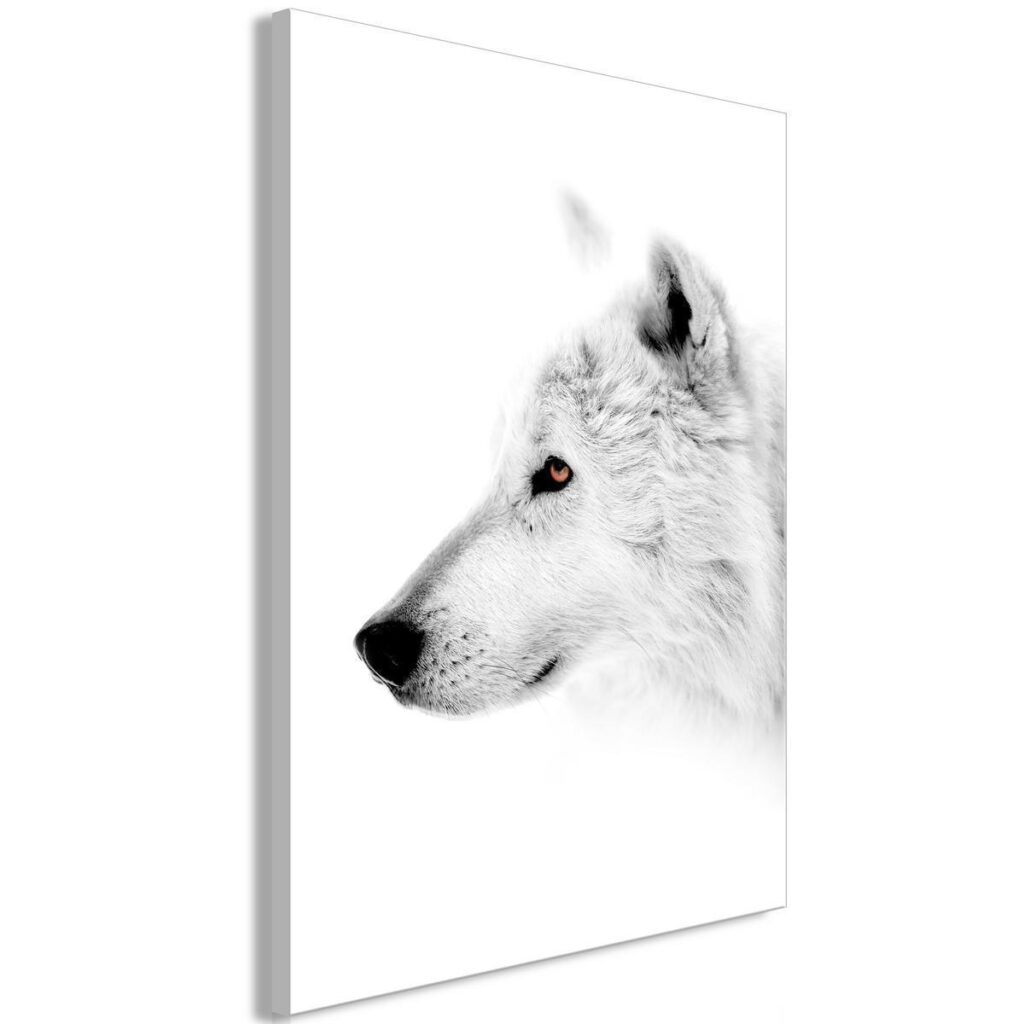 Schilderij - Amber Gaze (1 Part) Vertical - Afbeelding 2