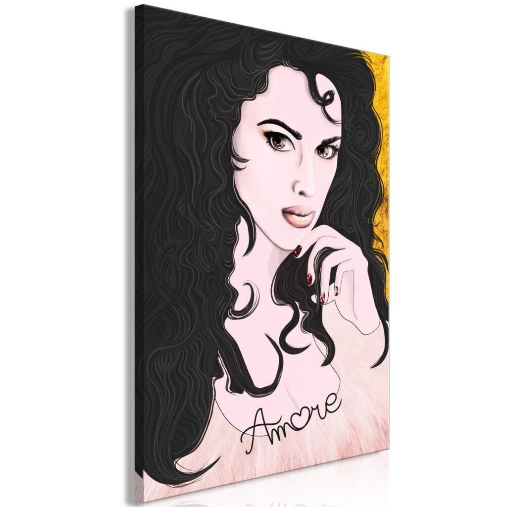 Schilderij - Amore Mio (1 Part) Vertical - Afbeelding 2