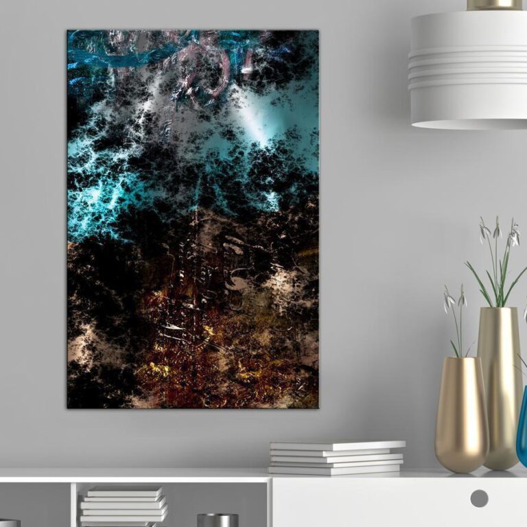 Schilderij - Andromeda (1 Part) Vertical