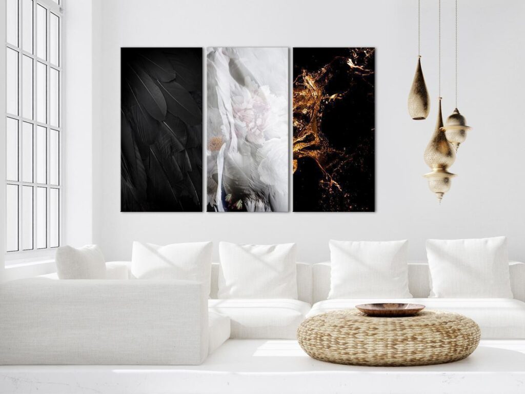 Schilderij - Angels (3 Parts)