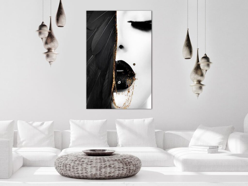 Schilderij - Angel's Look (1 Part) Vertical