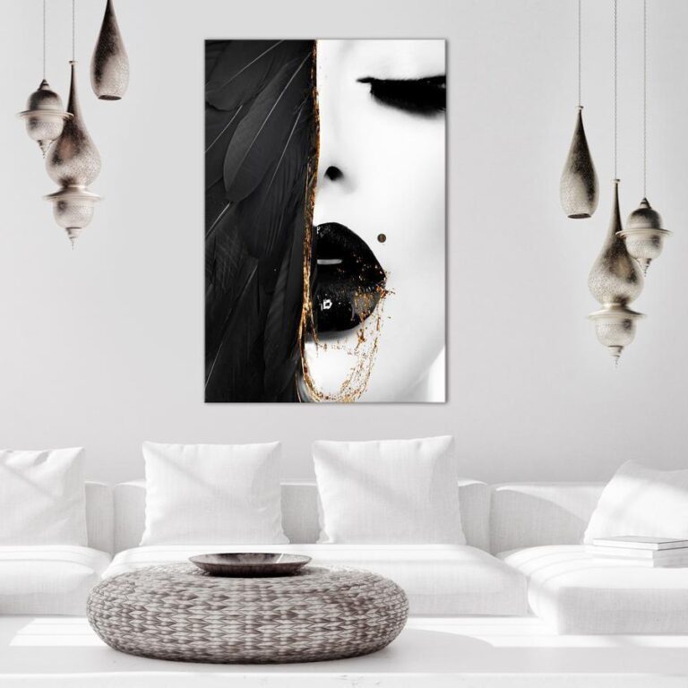 Schilderij - Angel's Look (1 Part) Vertical
