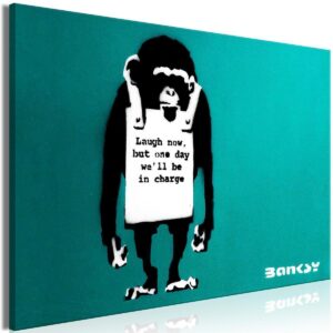 Schilderij - Angry Monkey (1 Part) Vertical